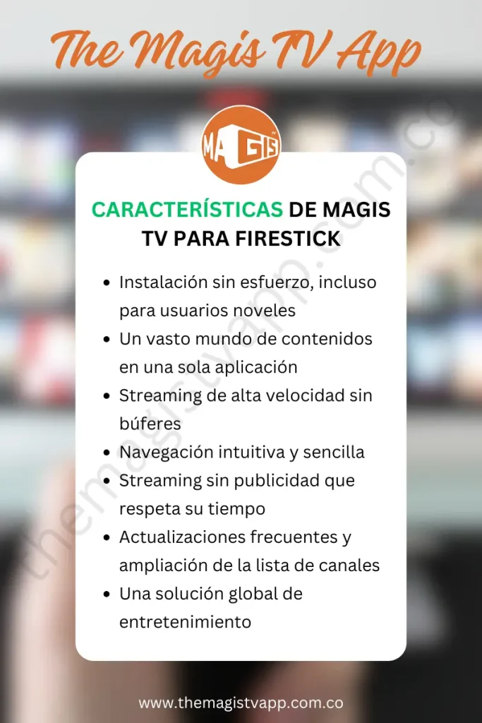 Descargar Magis TV para Firestick (Actualizado a v4.34.1) 1 Características de Magis TV para Firestick