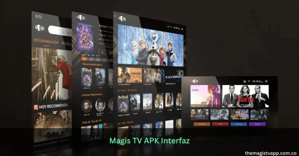 Descargar Magis TV APK gratis: lo último en streaming 3 Magis TV APK Interfaz