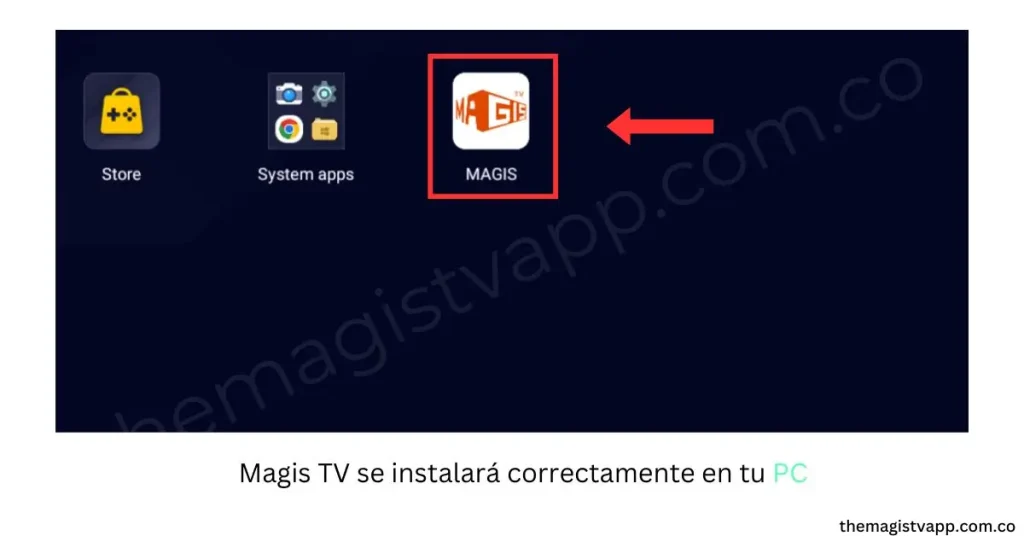 Descargar Magis TV para PC: La mejor experiencia de streaming en tu ordenador 3 Magis TV se instalará correctamente en tu PC
