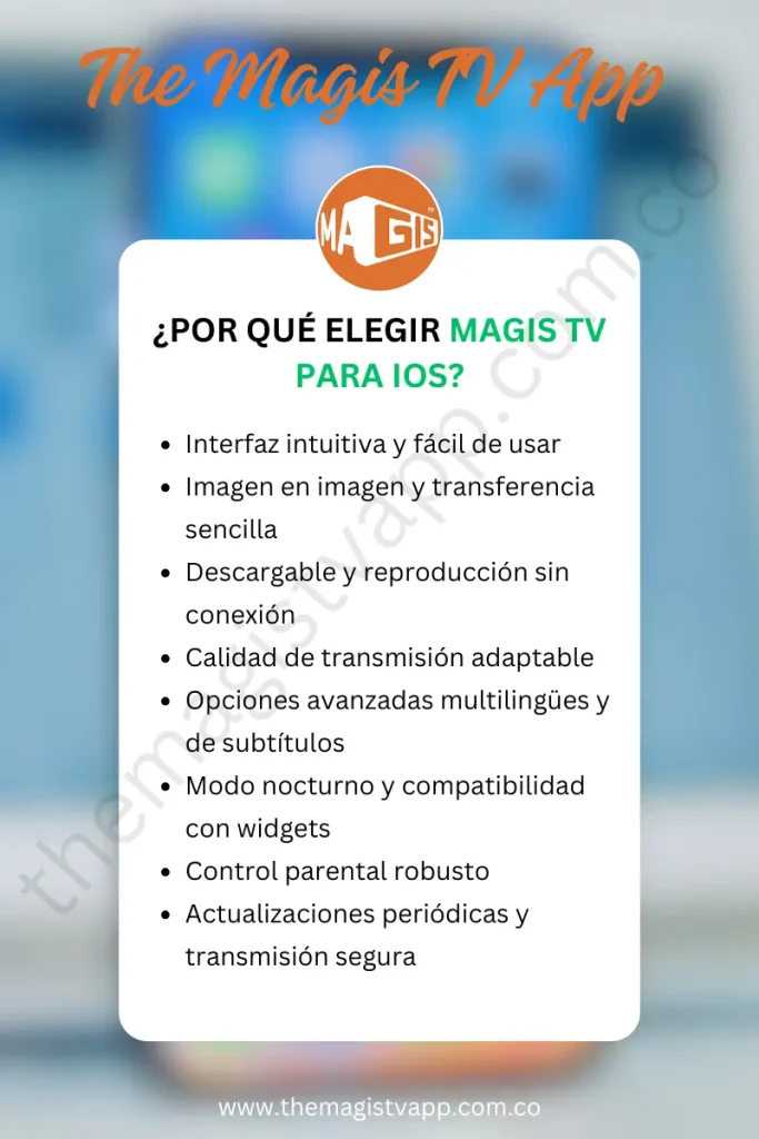 Descargar Magis TV para iOS/iPhone v5.8.1: Transmite de forma más inteligente y rápida 1 Por qué elegir Magis TV para iOS