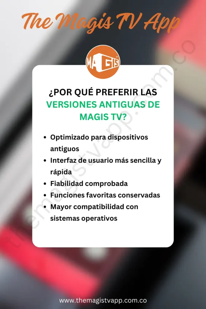 Magis TV Versiones Antiguas (Magis TV Old Versions): Descargue según sus necesidades 1 Por qué preferir las Magis TV Versiones Antiguas